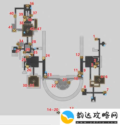 崩坏星穹铁道铁卫禁区宝箱全收集指南