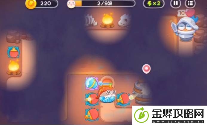 保卫萝卜4饿龙传说第三十九关怎么过