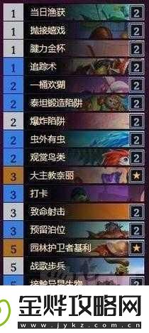 炉石传说外服登顶中速猎卡组