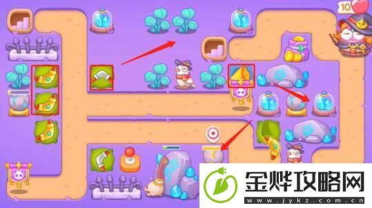 保卫萝卜4阿波与魔法宝藏第85关如何通关
