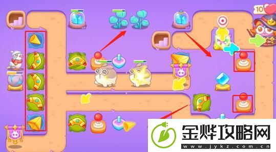 保卫萝卜4阿波与魔法宝藏第85关如何通关