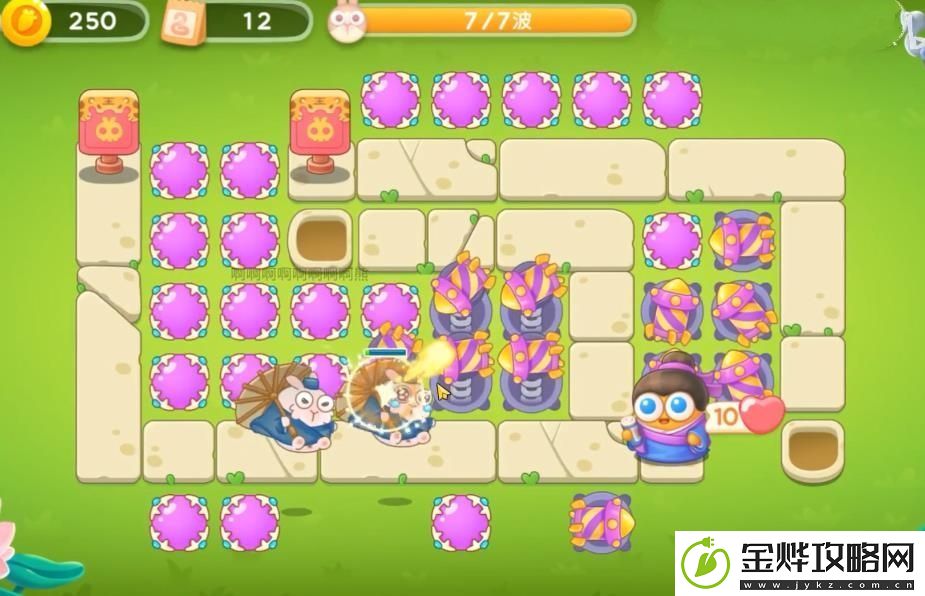 保卫萝卜4夏日垂钓17关攻略