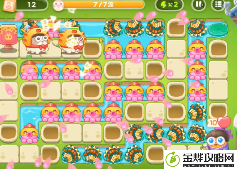 保卫萝卜4夏日垂钓18关攻略