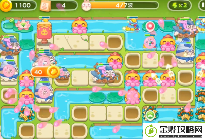 保卫萝卜4夏日垂钓18关攻略