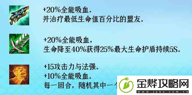 云顶之弈S8装备合成图