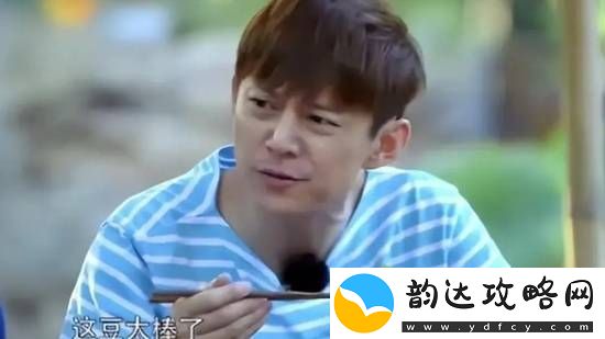 何炅玩自己的赞美食物梗