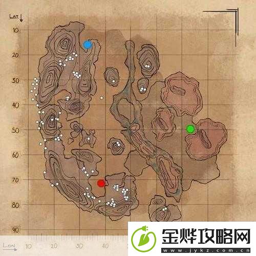 方舟生存进化焦土地图在哪里建基地方舟生存进化焦土资源