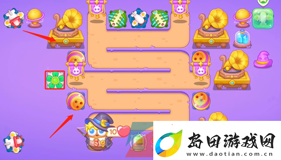 保卫萝卜4阿波与魔法宝藏第59关怎么过阿波与魔法宝藏第59关图文通关攻略