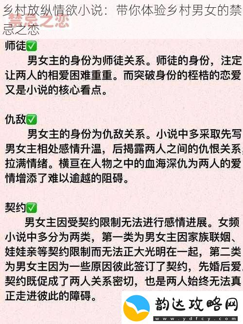 乡村放纵情欲小说