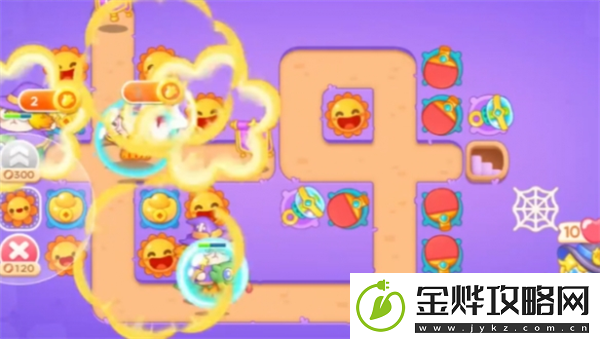 保卫萝卜4阿波与魔法宝藏第116关通关攻略