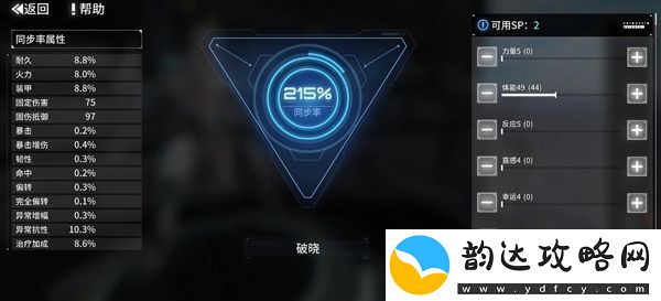 艾塔纪元同步率加点攻略