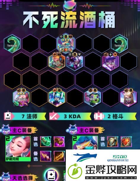 金铲铲之战不死流酒桶阵容怎么玩