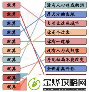 汉字找茬王连就算的歌怎么过