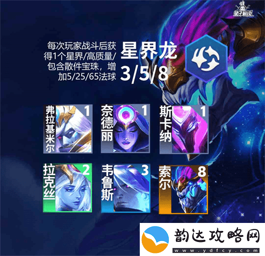 金铲铲之战S7.5星界龙英雄有哪些