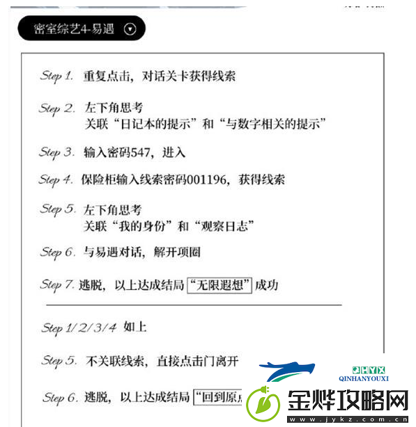 世界之外密室综艺该怎么通关