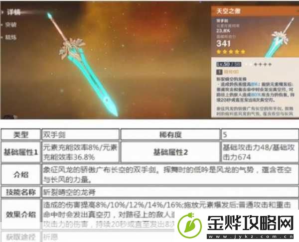 原神迪卢克三星武器选择指南