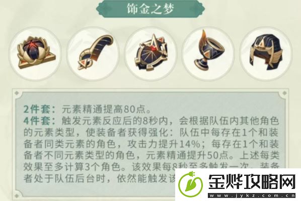 原神妮露圣遗物搭配推荐
